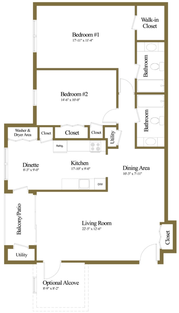 2 Bedroom Apartments in Owings Mills The Summit